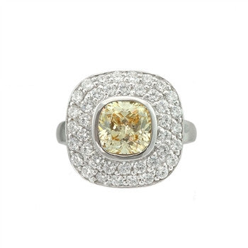 Sheryl Canary Square Ring