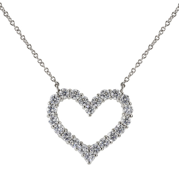 Open Heart Necklace (Large)